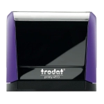 Pieczątka TRODAT 4913 fioletowa, poduszka czarna, 58x22mm, 1 szt.