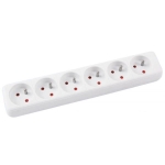 Przedłużacz OFFICE PRODUCTS 6 gniazd 3m z uziemieniem biały /13116321-14/