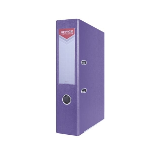 Segregator OFFICE PRODUCTS A4/75 z szyną OFFICER fioletowy /21011221-09/