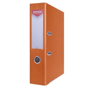 Segregator OFFICE PRODUCTS A4/75 z szyną OFFICER pomarańczowy /21011221-07/