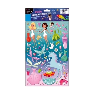 Naklejki wielorazowe KIDEA wróżki 1szt. /NWWKA/