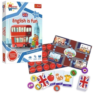 Gra edukacyjna ENGLISH IS FUN mistrz wiedzy TREFL /133888/