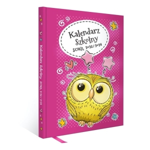 Terminarz 145x210mm A5 tygodniowy KALPOLBIS nauczyciela 2023/2024 sowa 1szt.