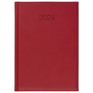 Terminarz A5 dzienny CRUX 2024 VIVO czerwony /KK-BCV-405.D.-V528/