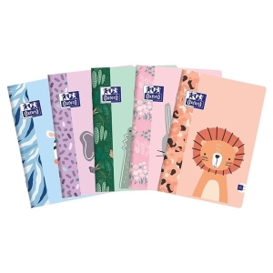 Zeszyt A5/32 trzylinia kolorowa posiada adresówkę okładka SOFT TOUCH OXFORD KIDS mix wzorów i kolorów 1szt. /400170268/