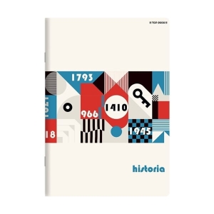 Zeszyt tematyczny A5/60 kratka 70g posiada adresówkę okładka matowa TOP 2000 historia ze ściągami 1szt. /400169456/