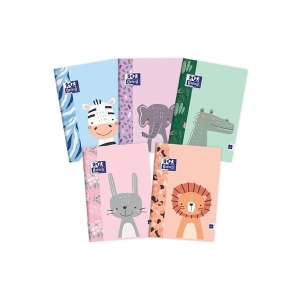 Zeszyt A5/32 kratka posiada adresówkę okładka SOFT TOUCH OXFORD KIDS mix wzorów i kolorów 1szt. /400175622/