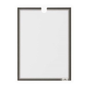 Ramka samoprzylepna A4 na dokumenty DURABLE antracytowa 5szt. /400657/