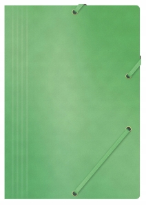 TECZKA Z GUMKĄ A4 PRESZPANOWA 390g OFFICE PRODUCT ZIELONA 1 SZT.