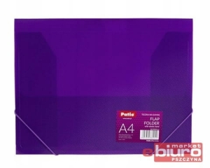 TECZKA Z GUMKĄ NA ROGACH A4 PP GRAND ZP041 FIOLETOWA