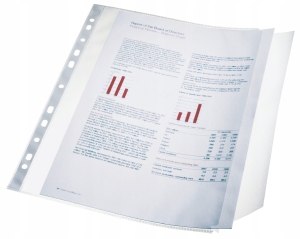 KOSZULKA ZAWIESZKOWA A4 ESSELTE GROSZKOWA Z KLAPKĄ 10szt.