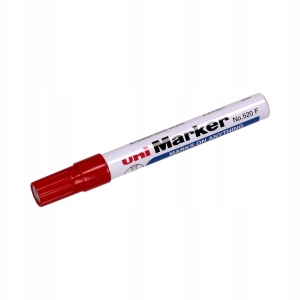MARKER PERMANENTNY OKRĄGŁY 1,0-3,0mm UNI UNNO520F CZERWONY
