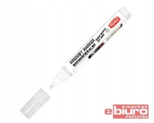 MARKER KREDOWY ŚCIERANY NA SUCHO OKRĄGŁY 4,5mm TOMA 296 BIAŁY