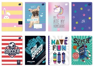 ZESZYT A5/32 KRATKA KOLOROWA BRAK ADRESÓWKI