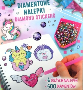 MOZAIKA WYKLEJANKA DIAMENTOWA ZESTAW 6 NALEPEK