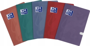 ZESZYT B5 60K KRATKA Z MARGINESEM SOFT TOUCH OXFORD MIX KOLORÓW 1szt.