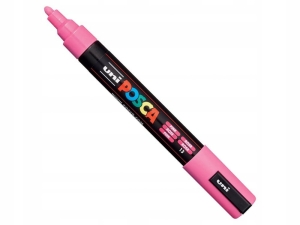 MARKER Z FARBĄ PLAKATOWĄ UNI POSCA PC-5M RÓŻOWY NR 13