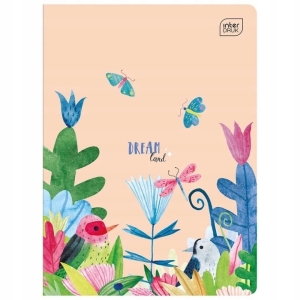 Zeszyt A5/32 trzylinia kolorowa 70g  okładka UV INTERDRUK girls 1szt. /ZE32K=TREGIRL/