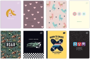 ZESZYT A5 16K 3-LINIA INTERDRUK MIX 1szt.