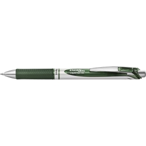 Długopis automatyczny żelowy PENTEL ENERGEL BL77 ciemnozielony /BL77-D3X/