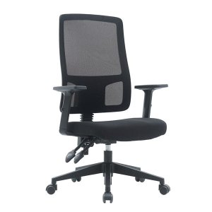 Fotel TS INTERIOR POPSTAR MESH czarne