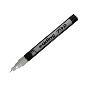Marker olejowy 0,8mm EDDING 792  srebrny