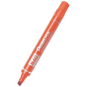 Marker permanentny ścięty 2,5-5,6mm PENTEL czerwony