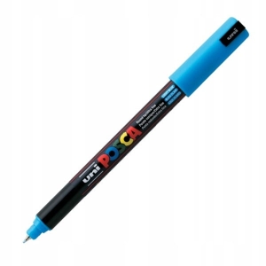 Marker z farbą plakatową igłowy 0,7mm UNI POSCA PC-1MR jasny niebieski NR 8 1szt. /UNPC1MR/DJNI/ /138381/