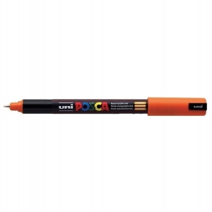 Marker z farbą plakatową igłowy 0,7mm UNI POSCA PC-1MR pomarańczowy NR 4 1szt. /UNPC1MR/DPO/ /138387/