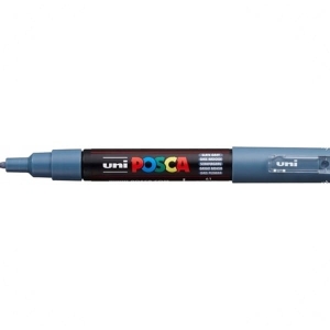 Marker z farbą plakatową okrągły 0,7mm UNI POSCA PC-1M ciemny szary NR 61 1szt. /UNPC1M/DCSZ/ /138361/