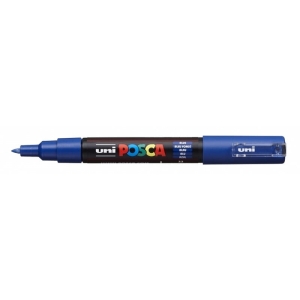 Marker z farbą plakatową okrągły 0,7mm UNI POSCA PC-1M niebieski NR 33 1szt. /UNPC1M/DNI/ /138368/