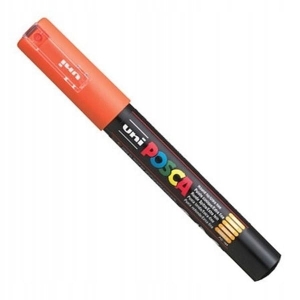 Marker z farbą plakatową okrągły 0,7mm UNI POSCA PC-1M pomarańczowy NR 4 1szt. /UNPC1M/DPO/ /138369/
