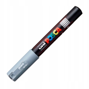 Marker z farbą plakatową okrągły 0,7mm UNI POSCA PC-1M szary NR 37 1szt. /UNPC1M/DSZ/ /138372/