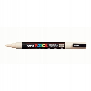 Marker z farbą plakatową okrągły 0,9-1,3mm UNI POSCA PC-3M beżowy NR 45 1szt. /UNPC3M/DBE/ /138393/