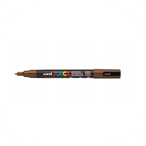 Marker z farbą plakatową okrągły 0,9-1,3mm UNI POSCA PC-3M brązowy NR 21 1szt.  /UNPC3M/DBR/ /138396/