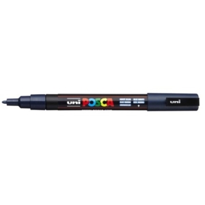 Marker z farbą plakatową okrągły 0,9-1,3mm UNI POSCA PC-3M granatowy NR 9 1szt. /UNPC3M/DGR/ /149569/
