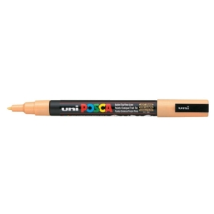 Marker z farbą plakatową okrągły 0,9-1,3mm UNI POSCA PC-3M jasny pomarańczowy NR 54 1szt.  /UNPC3M/DJPO/ /138405/