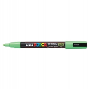 Marker z farbą plakatową okrągły 0,9-1,3mm UNI POSCA PC-3M jasny zielony NR 5 1szt. /UNPC3M/DJZI/ /138407/