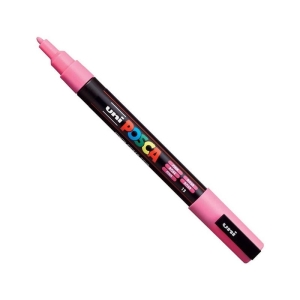 Marker z farbą plakatową okrągły 0,9-1,3mm UNI POSCA PC-3M różowy NR 13 1szt. /UNPC3M/DRO/ /138412/