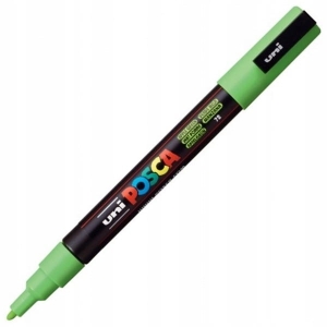 Marker z farbą plakatową okrągły 0,9-1,3mm UNI POSCA PC-3M średni zielony NR 72 1szt. /UNPC3M/DSZI/ /138415/