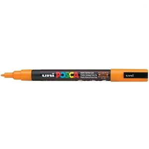 Marker z farbą plakatową okrągły 1,8-2,5mm UNI POSCA PC-5M ciemny żółty NR 3 1szt. /UNPC5M/DCZO/ /138430/
