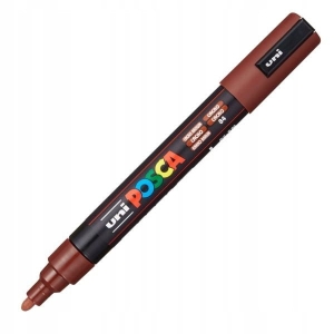 Marker z farbą plakatową okrągły 1,8-2,5mm UNI POSCA PC-5M kakaowy NR 84 1szt. /UNPC5M/KA/ /177304/