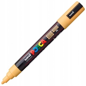 Marker z farbą plakatową okrągły 1,8-2,5mm UNI POSCA PC-5M pastelowy morelowy NR P4 /UNPC5M/DPAP/ /161856/