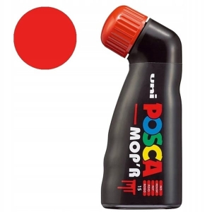 Marker z farbą plakatową okrągły końcówka z gąbki 3-19mm UNI POSCA PCM-22 czerwony NR 15 1szt. /UNPCM22/CE/ /192498/