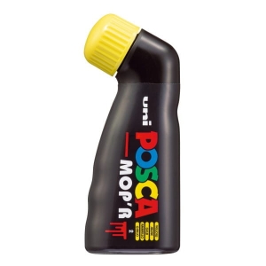 Marker z farbą plakatową okrągły końcówka z gąbki 3-19mm UNI POSCA PCM-22 żółty NR 2 1szt.  /UNPCM22/ZO/ /192523/