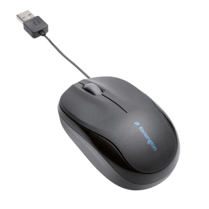 Mysz optyczna przewodowa KENSINGTON PRO FIT ze zwijanym kablem /K72339EU/