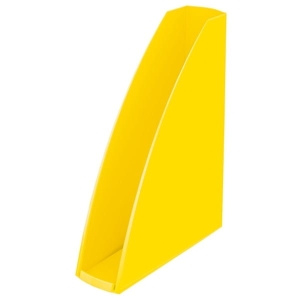 Pojemnik na czasopisma/katalogi plastikowy 73x312x258mm LEITZ WOW metaliczny żółty /52771016/
