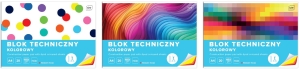 Blok Techniczny A4/20 180g Kolor Barwiony w Masie INTERDRUK