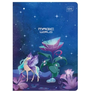 ZESZYT A5 32K TRZYKOLOROWA LINIA 70g OKŁADKA METALICZNA INTERDRUK METALLIC FANTASY 1szt.