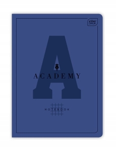 ZESZYT A4 60K KRATKA 90g OKŁADKA HYBRYDOWA INTERDRUK ACADEMY HYBRID MIX WZORÓW 1szt.